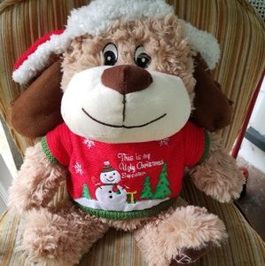 Bret Michael's Signed Teddy Bear Ugly XMas Sweater